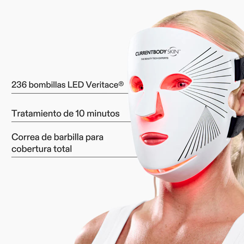 Máscara LED Facial de Luz Roja: Serie 2 Máscara LED Facial para un efecto antienvejecimiento avanzado
